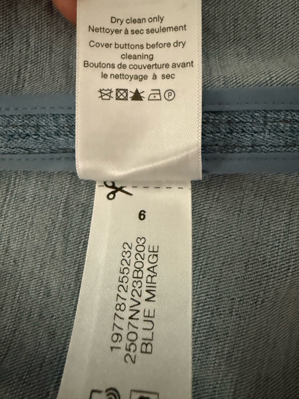 Veronica Beard Alvina Denim Vest NWT Size 6 in Blue Mirage - Picture 12 of 13